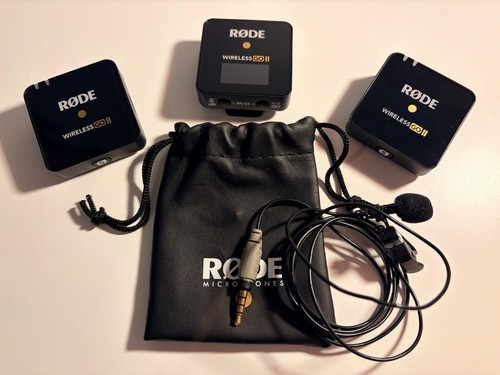 Rode wireless noir - go, ii